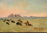 George Catlin / Comanche Indians Chasing Buffalo / 1846-1848