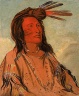 George Catlin / Tchán-dee, Tobacco, an Oglala Chief / 1832