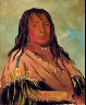 George Catlin / Chá-tee-wah-née-che, No Heart, Chief of the  Wah-ne-watch-to-nee-nah Band / 1832