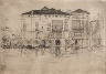 James McNeill Whistler / The First Venice Set: The Palaces / 1880