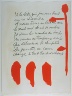 Pablo Picasso / Untitled, design for page 70 of the book Le Chant des  morts (The Song of the Dead) by Pierre Reverdy (Paris: Tériade Editeur, 1948) / 1948