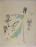 Max Ernst / Untitled,  pg. 51, in the book La Brebis galante by Benjamin Péret (Paris: Les Éditions Premières, 1949). / 1949