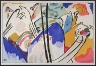 Wassily Kandinsky / "Komposition No. 4" from the book Der Blaue Reiter (The Blue Rider) (Munich: R. Piper Co., 1912) / 1912