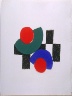 Sonia Delaunay-Terk / Untitled, pg. 13,  in the book Juste present (Paris: La Rose des Vents, 1961) / 1961