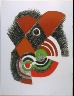 Sonia Delaunay-Terk / Untitled, pg. 17,  in the book Juste present (Paris: La Rose des Vents, 1961) / 1961