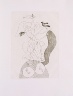 Georges Braque / Untitled, pg.75, in the book Theogonie (Theogony) by Hesiode (Paris: Adrien Maeght, 1955). / 1932