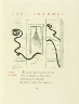 Giorgio de Chirico / "l'adieu du cavalier," pg. 157, in the book Calligrammes by Guillaume Apollinaire (Paris: Librairie Gallimard, 1930) / 1930