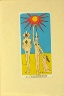 after Matta (Roberto Sébastian Antonio Echaurren Matta) / "6 L'AMOUREUX," between pgs. 64 and 65, in the book Arcane 17 by André Breton (New York: Brentano's, 1944) / 1944