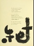 Joán Miró / Untitled, pg. 90, in the book Parler seul by Tristan Tzara (Paris: Adrien Maeght, 1948-50) / 1948 - 1950