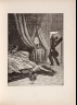 Max Ernst / Untitled, illustration 5, in the book Dernier  Cahier (with 3 sub-volumes) 1) Jeudi, 2) Vendredi, 3) Samedi. Élement: 1) Le Noir, 2) La Vue, 3) L'élément,  Example: 1) "Le rire du doz l'ile de paques", 2) "L'interieur", 3) "La cled des chants", in the book Une semaine de Bonté ou les sept éléments capitaux (Paris: Editions Jeanne Bucher, 1934); volume 5 of 5 / 1934