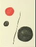 Joán Miró / Untitled, illustration 74, in the book A Toute Épreuve (Proof Against All)  (Geneva: Gérald Cramer, 1958) / 1958