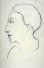 Sarah Samuels Stein / Study for a portrait of Leslie Langer / circa 1930 - 1940