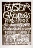 Pat Steir / Poster for a Pat Steir print exhibition at Cabinet des Estampes / 1988