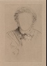 Francis Seymour Haden / Unfinished Portrait Sketch / 1864