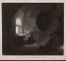 Thomas Longhi / Le Philosophe en Contemplation (after Rembrandt) / n.d.