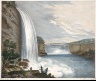 W. B. Lucas / The Falls of Niagara-Side of the American, Horse Shoe Fall in Distance / n.d.