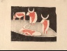 Ewald Matare / Four Red Cows / not dated