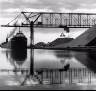 David Plowden / Steamer "Kinsman Independent" Unloading Cement Clinker at Superior... / not dated