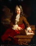 Jean Baptiste Van Loo / Portrait of a Man with an Open Book / not dated