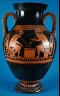 the Andokides Painter / Amphora with Achilles and Ajax / about 525-520 B.C.