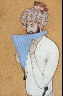 Aqa Riza / Man playing Panpipes / Illuminated Calligraphy from the Bustan of Sadi / 17th century