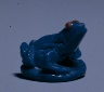 Egypt, New Kingdom, Late Dynasty 18, 1540-1296 BC / Frog amulet / 1540-1296 BC