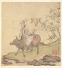 Chen Hongshou / Paintings after Ancient Masters: Lao-tzu Riding an Ox / 1598-1652