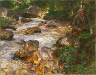 John Singer Sargent / Trout Stream in the Tyrol / 1914