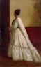 Eastman Johnson / Woman in White Dress / circa 1875