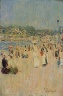 Frederick Childe Hassam / Beach at Newport / 1891