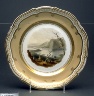 Coalport Factory / Plate Crow Nest from Bull Hill, Hudson River, America / 1820 - 1830