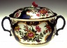 Worcester factory / Broth Bowl and Cover / circa 1768 - 1770