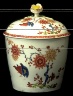 Worcester factory / Sucrier (Sugar Bowl) and Cover / circa 1778 - 1782