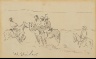 Walter Shirlaw / Sketch made on Indian Reservation, Montana / 19th Century