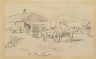 Walter Shirlaw / Sketch made on Indian Reservation, Montana / 19th Century