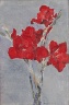 Piet  Mondrian / Red Gladioli / about 1906