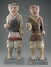 Western Han dynasty / Pair of Attendant Figures / 179 B.C. - 141 B.C.