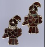 Frankish / Pair of Bird-Shaped Brooches / 550?600