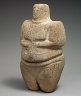 Southwestern Arabia / Standing female figure wearing a strap and a necklace / 3rd?early 2nd millennium B.C.