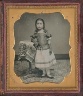 Charles F. Hamilton / Untitled (Young Girl in Bloomers) / ca. 1850