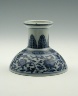 Chinese, Eighteenth Century / Low Candlestick (One of a Pair) / 18th Century