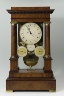 Charles Mugnier / Acajou Clair Mantel Regulator Clock / c.1823