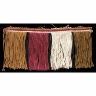 probably English / STRIPED FRINGE / 1860-1890