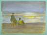 Thomas Pollock Anshutz / Recto: Man and Woman on the Beach
Verso: Beach Scene / 19th - 20th century