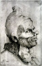 Jusepe de Ribera / Large Grotesque Head / circa 1622