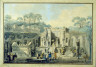 Louis-Jean Desprez / View of the Temple of Isis at Pompeii / 18th - 19th century