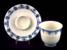 Saint Cloud Factory / Beaker and Trembleuse saucer / circa 1730