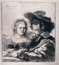 Rembrandt Harmensz van Rijn / Self-Portrait with Saskia / 1636