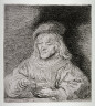 Rembrandt Harmensz van Rijn / Card Player / 1641