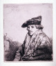 Rembrandt Harmensz van Rijn / Young Man in Velvet Cap (Ferdinand Bol) / 1637